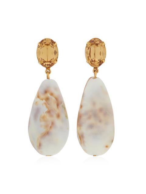 Jennifer Behr Sybil Shell Earrings multi