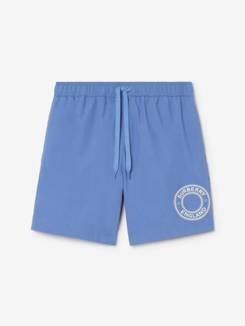 Burberry Logo Graphic Swim Shorts