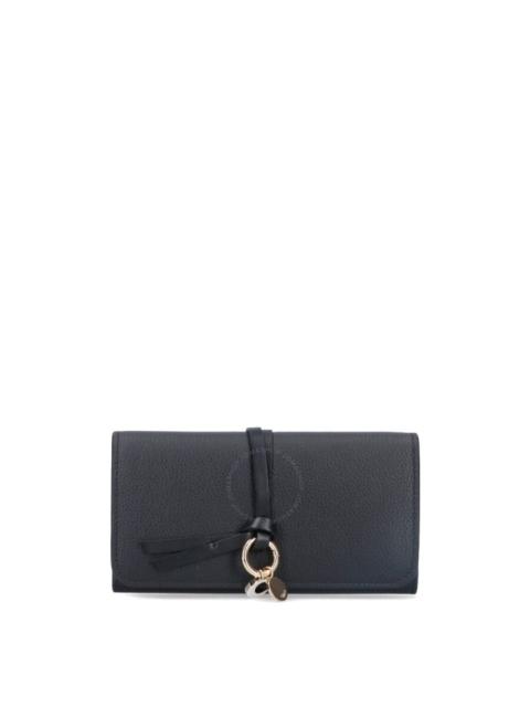 Chloé Chloe Leather Knot Continental Wallet