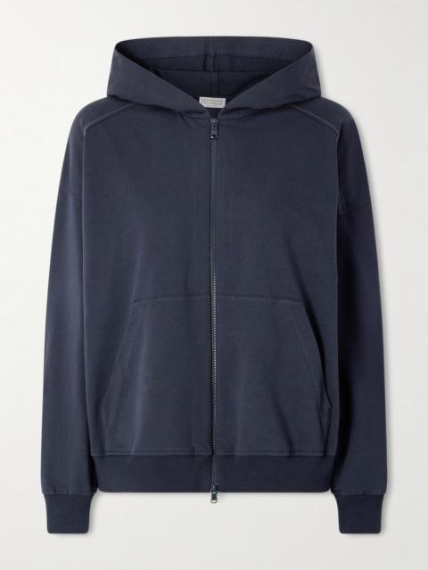 Brunello Cucinelli Cotton-blend Jersey Hoodie
