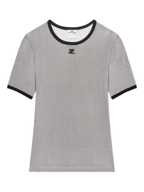 courrèges Courrèges Houndstooth T-shirt