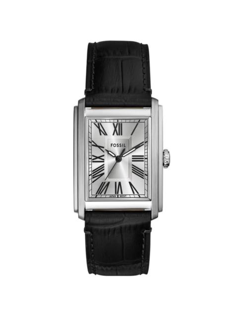 Other Designers Fossil Carraway Quartz Silver Dial Men's Watch FS6078