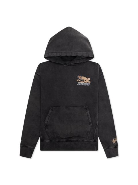 AMIRI VINTAGE PEGASUS HOODIE - BLACK
