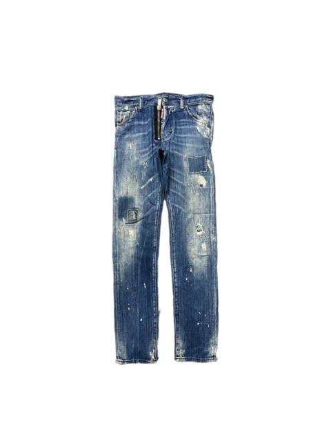 DSQUARED2 Dsquared2 Cool Guy Jeans Paint Splatter Distressed
