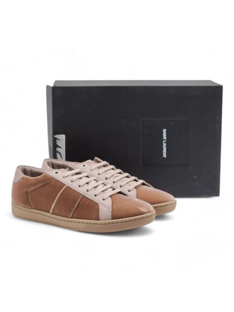 SAINT LAURENT Saint Laurent Court Classic Velvet Sneakers Pink EU 37 US 6.5 - New $750