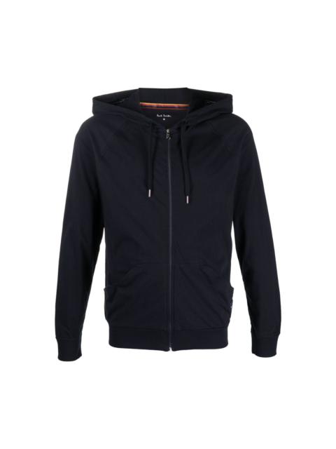 zip-up cotton hoodie