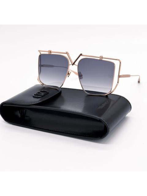 Valentino NEW VALENTINO V-LIGHT VLS-116A GREY TITANIUM SUNGLASSES