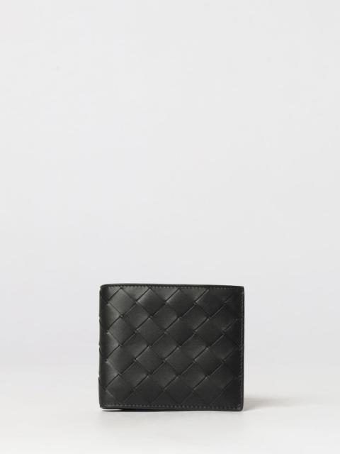 Bottega Veneta Bottega Veneta Men Bottega Veneta Woven Calfskin Bifold Wallet