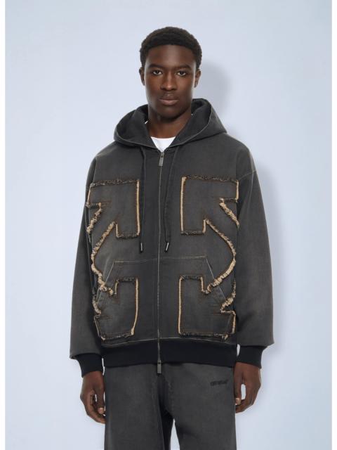 Off-White Off-White Men Distress Diag Slouchy Sweatpant