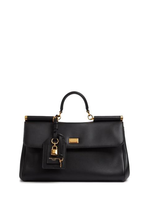 Medium My Sicily leather top handle bag