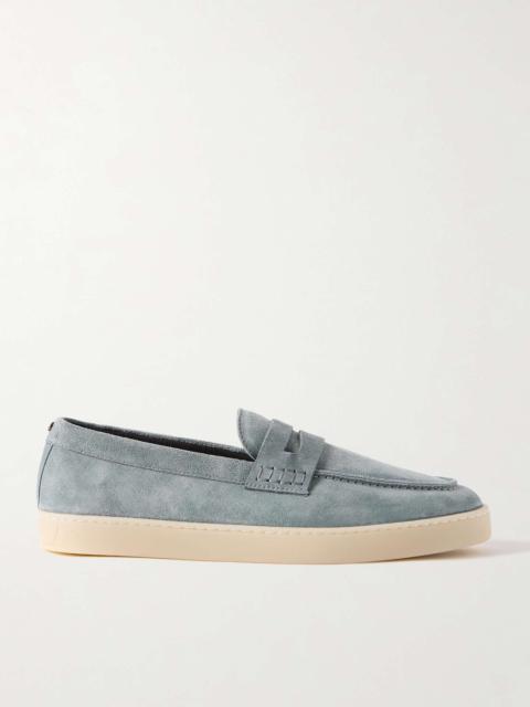 Suede Penny Loafers
