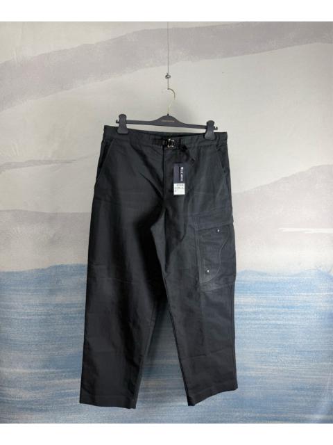 Dior Dior Black Saddle Pocket Functional Button Cargo Pants
