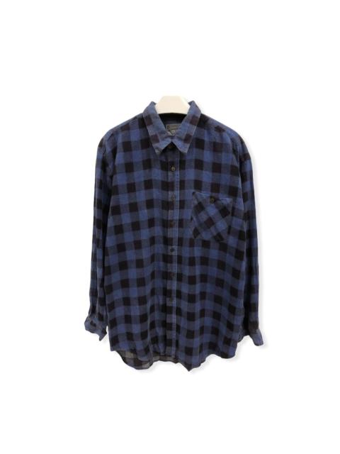 Other Designers Vintage - Vintage Hank Homme plaid tartan Flannel Shirt 👕