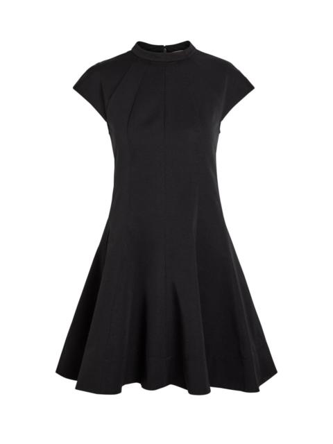 STAUD Staud Ellie Panelled Cotton-blend Mini Dress