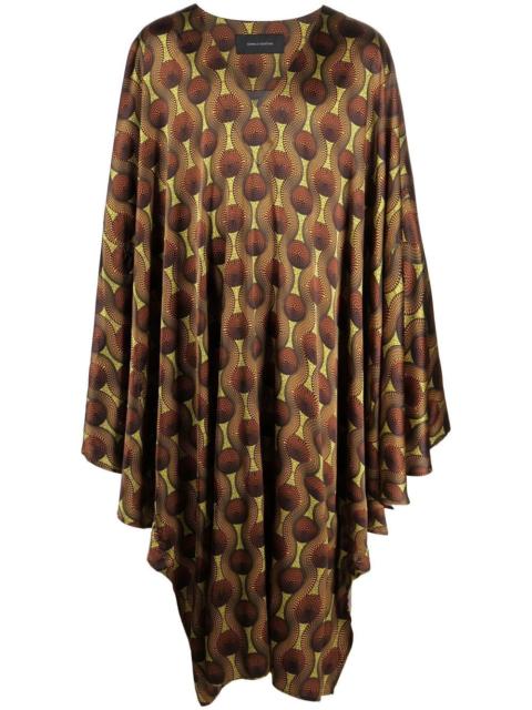 Other Designers Ozwald Boateng - OZWALD BOATENG silk cape shirt