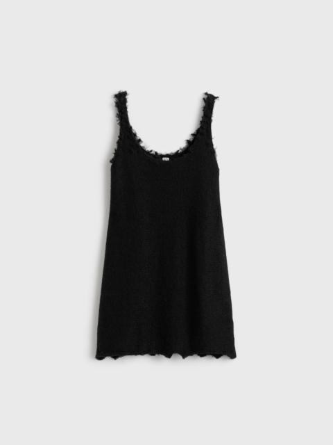 TOTEME Mohair knit tank black