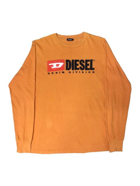 Diesel DIESEL DENIM DIVISION EMBROIDERY SPELL OUT LONG SLEEVE