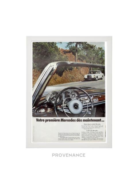 Other Designers Mercedes-Benz Antique Vintage Newsprint Ad - Cockpit