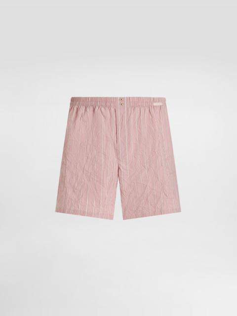 Dolce & Gabbana Boxer shorts in crinkled striped fabric