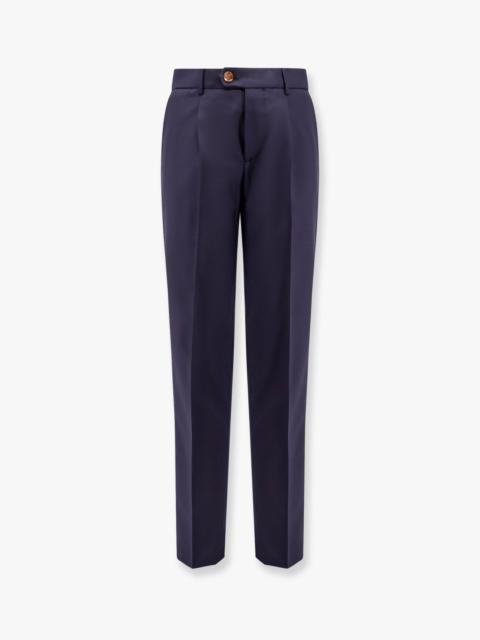 Brunello Cucinelli Virgin Wool Trousers With Pinces