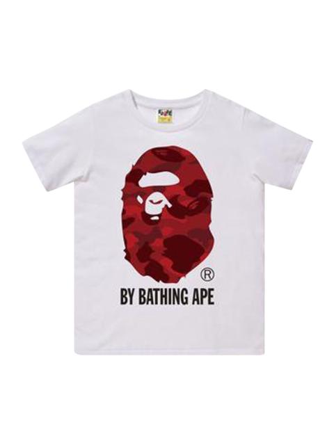 A BATHING APE® BAPE Color Camo By Bathing Ape Tee 'White/Red'