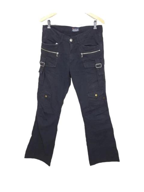 ALPHA INDUSTRIES Alpha Industries Belted Zipper Cargo Streetwear Style Pants