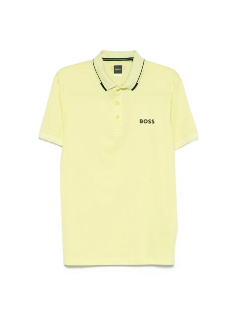 BOSS Boss Yellow Polo Shirts Men