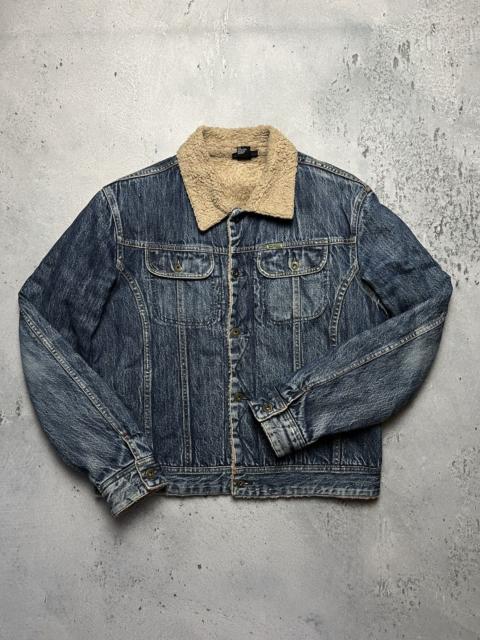Diesel Vintage 00s Archive Diesel Trucker Sherpa Jacket Denim Jeans