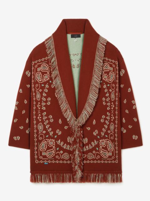Alanui Bandana Jacquard Cardigan