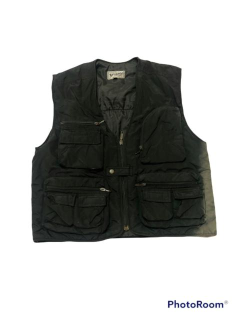 Other Designers Vintage - Japanese Brand Varoz Thrashed Sun Faded Puffer vest