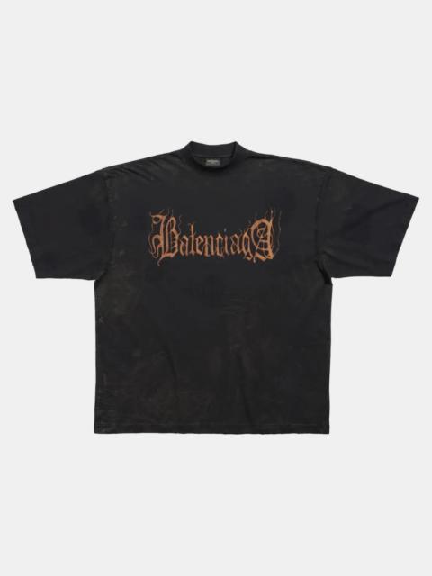 BALENCIAGA Black Heavy Metal T-Shirt