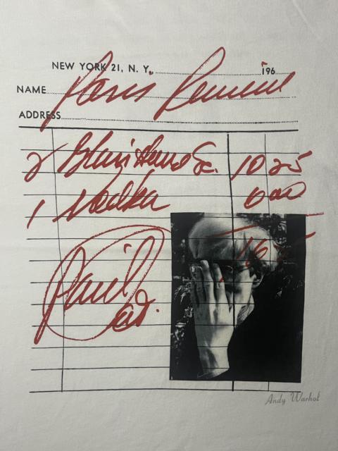 Other Designers Very Rare - Raf Simons X Andy Warhol X Calvin Klein Horse Print Denim