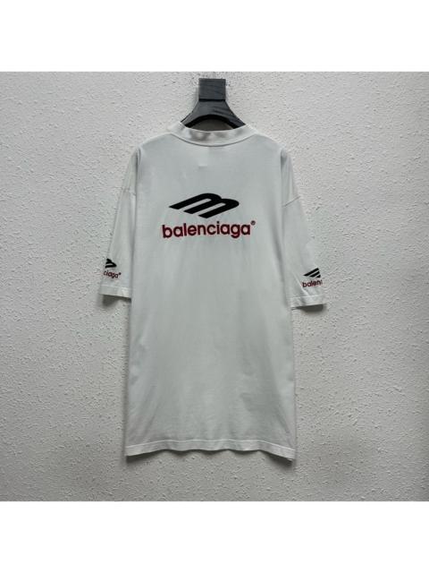 BALENCIAGA Balenciaga 3b embroidered t shirt
