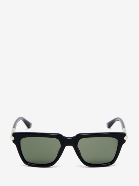 Alexander McQueen T-bar Icon Square Sunglasses