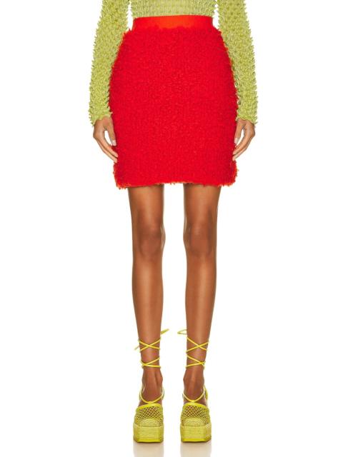 Bottega Veneta Fleece Knit Skirt