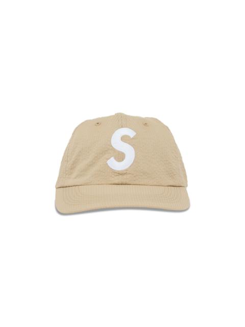 Supreme Supreme Seersucker S Logo 6-Panel 'Tan'