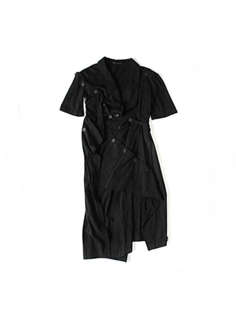 Yohji Yamamoto Femme SS18 Drape Button Asymmetrical Jacket