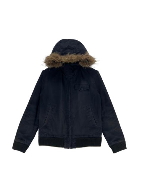 Burberry Burberry Blue Label Fur Hoodie Jacket #3442-122