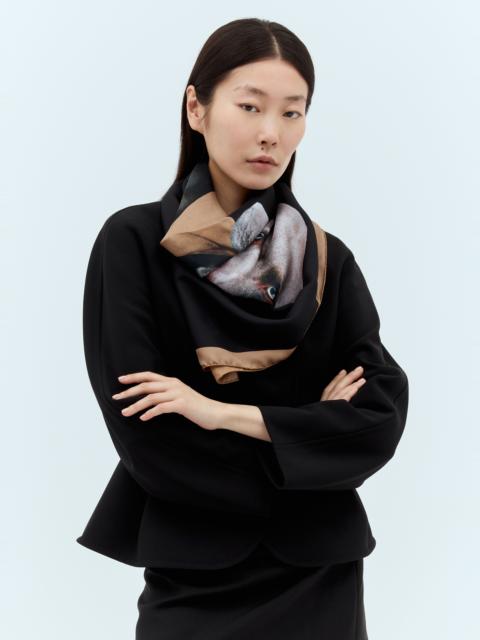 Max Mara Printed Silk Scarf