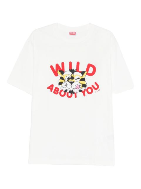 KENZO Kenzo Men Wild Tiger Cotton T-Shirt