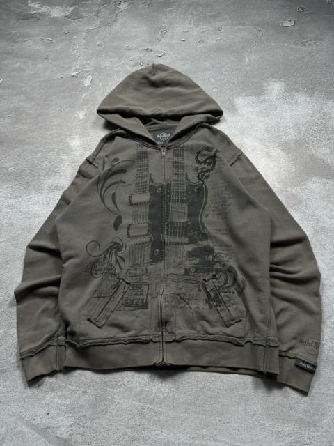 Other Designers If Six Was Nine - Y2K LGB IfSixWasNine Style Hard Rock Overprint Zip Hoodie