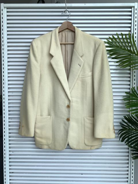 Other Designers Vintage - Vintage Christian Dior Monsieur Yellow Wool Blazer/Coat