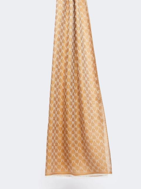 Max Mara Max Mara Scarf In Cotton, Silk And Wool