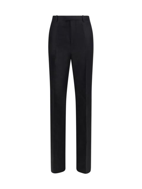 GUCCI Gucci Silk Faille Pants Black Women