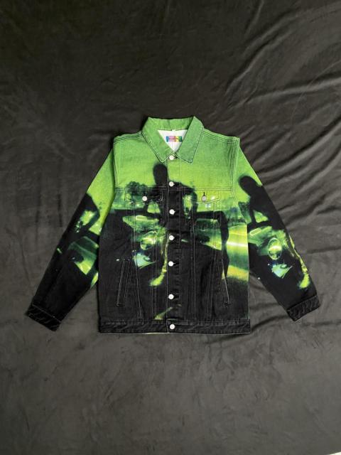 Hype - Deadstock Wonderful Night Dream Neon Green Print Jacket M