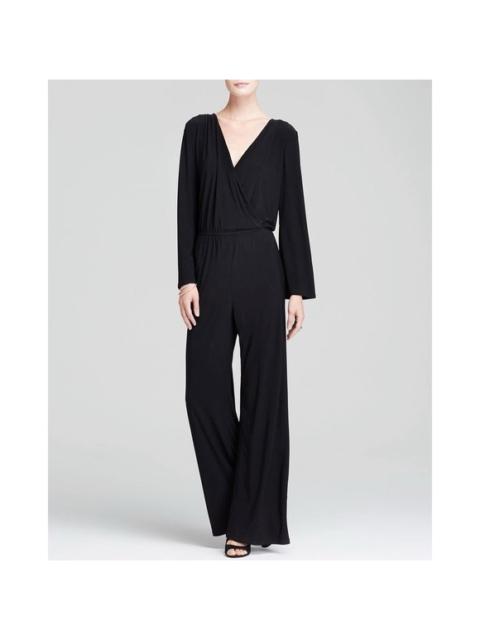 Other Designers Vintage Havana Black Wide Leg Jumpsuit