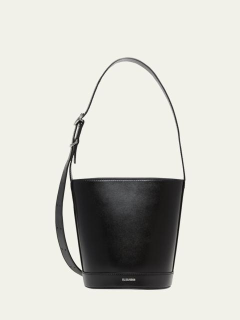 Jil Sander Cannolo Calfskin Bucket Bag