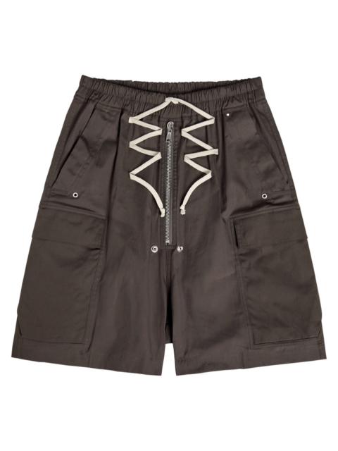 Rick Owens Rick Owens Cargobela Stretch-cotton Shorts