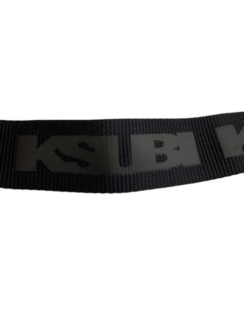 Ksubi Ksubi Vintage Logo Nylon Webbing Belt D-Ring - Black