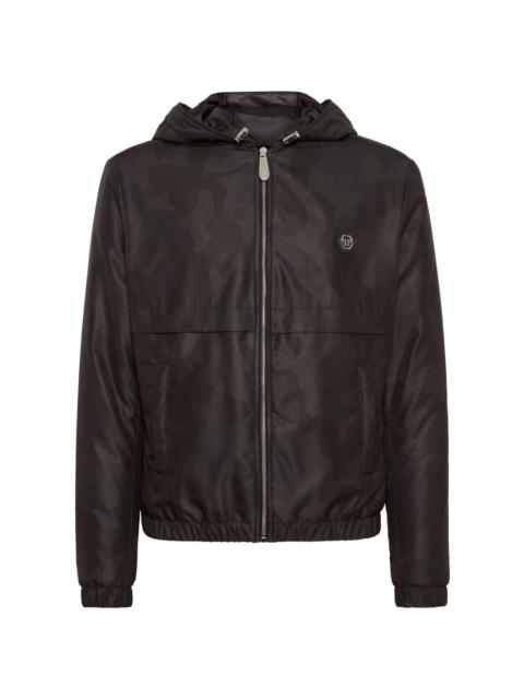 PHILIPP PLEIN camouflage-print hooded jacket